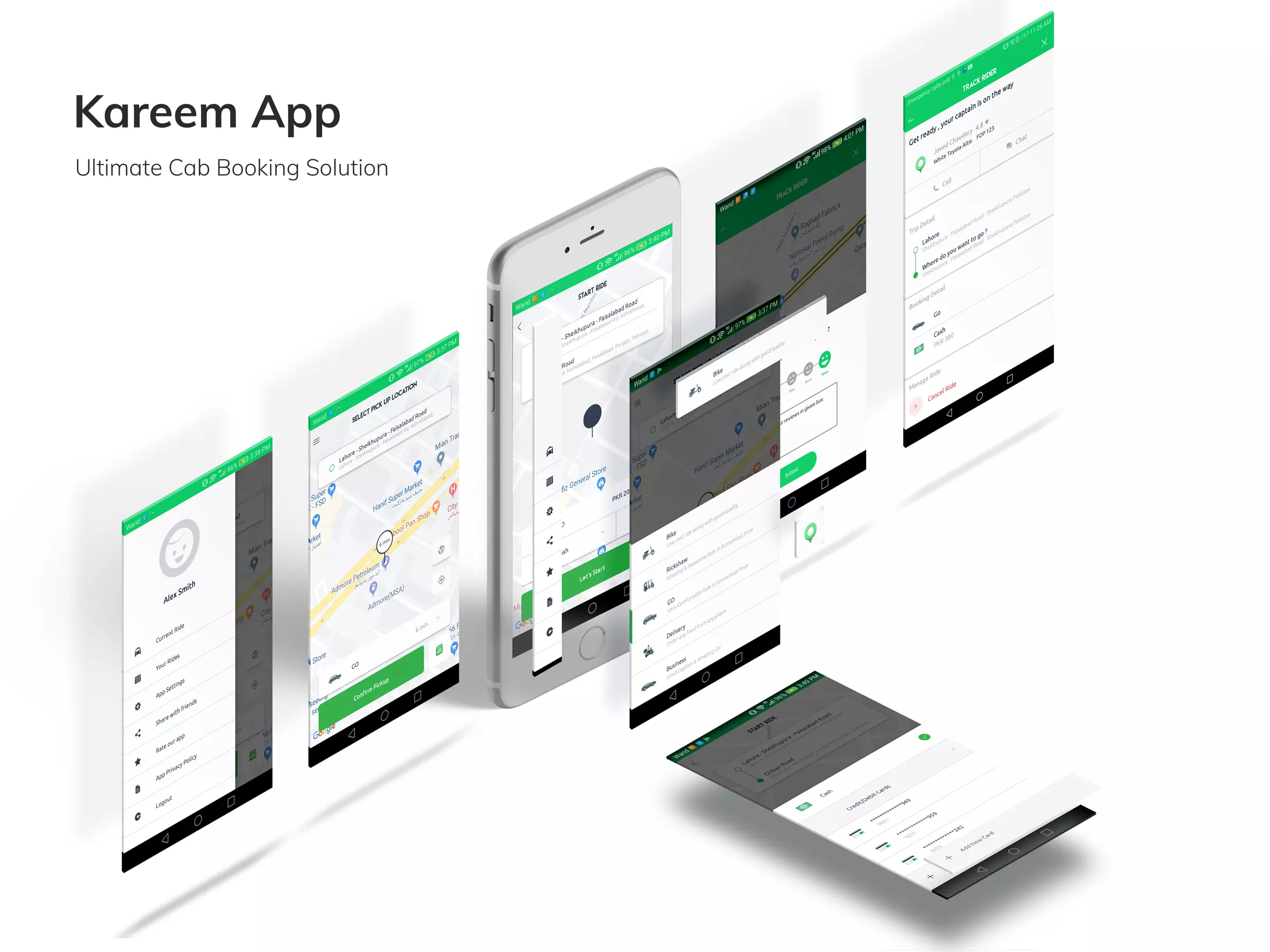 Kareem Taxi App - Cab Booking Solution + admin panel - 12