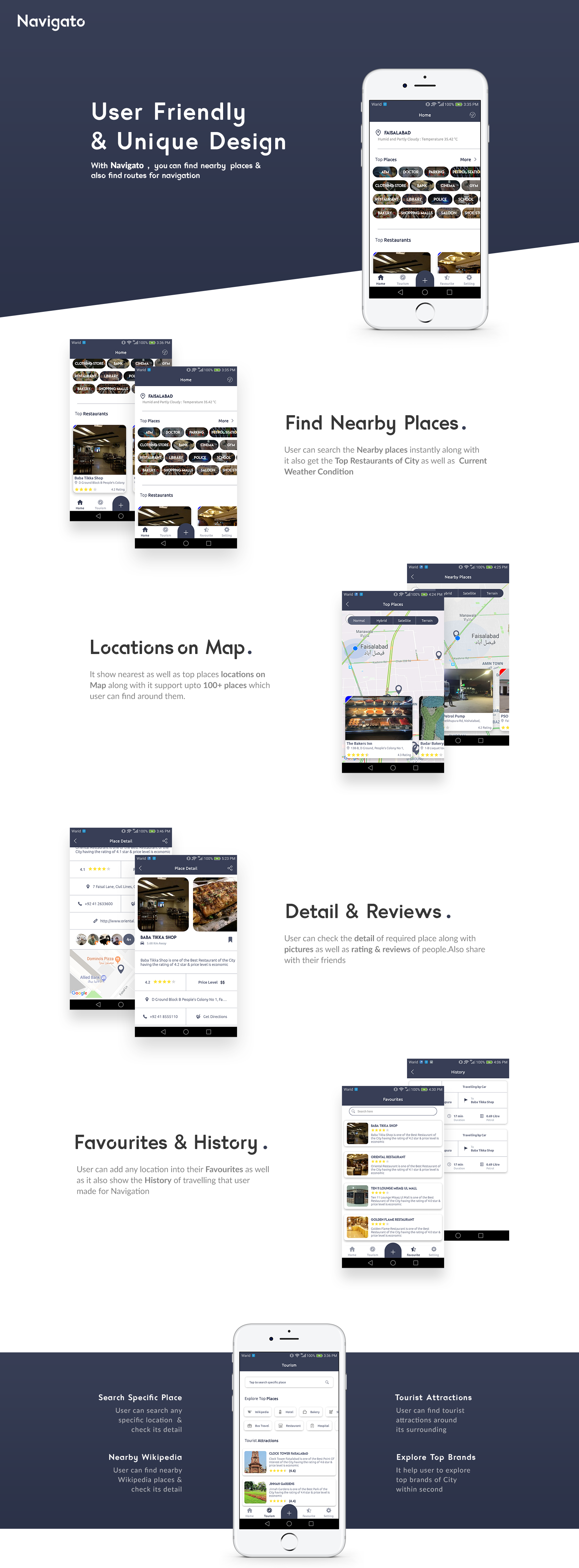 Navigato - City Directory + Tourist Guide + Navigation app - 1